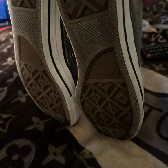 Converse Metallic Silver High-Tops - Picture 7 of 7